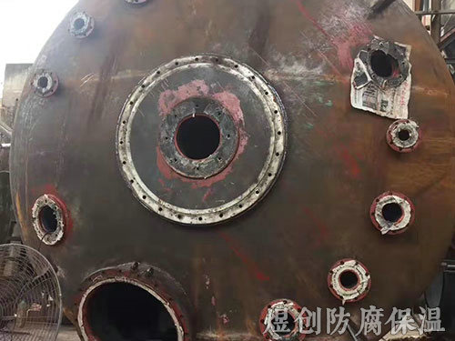 襯耐氫氟酸磚板施工 (2)
