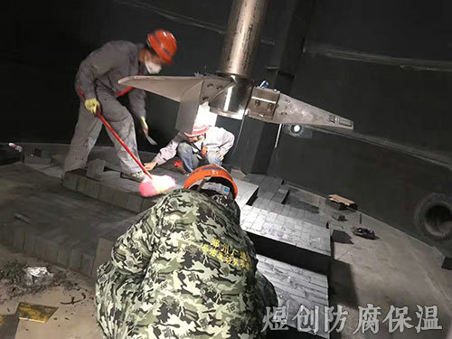 襯耐氫氟酸磚板施工 (5)